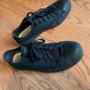 All Black Converse Sneakers